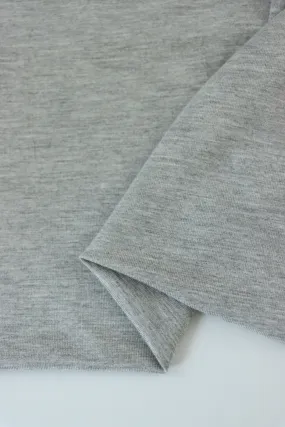 1YD 34IN REMNANT; Heather Gray Modal Spandex