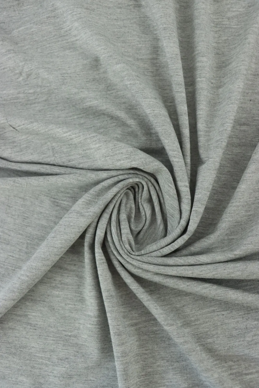 1YD 34IN REMNANT; Heather Gray Modal Spandex