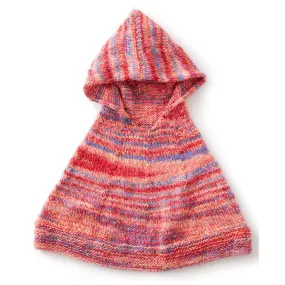 Bernat Reach For The Rainbow Knit Poncho