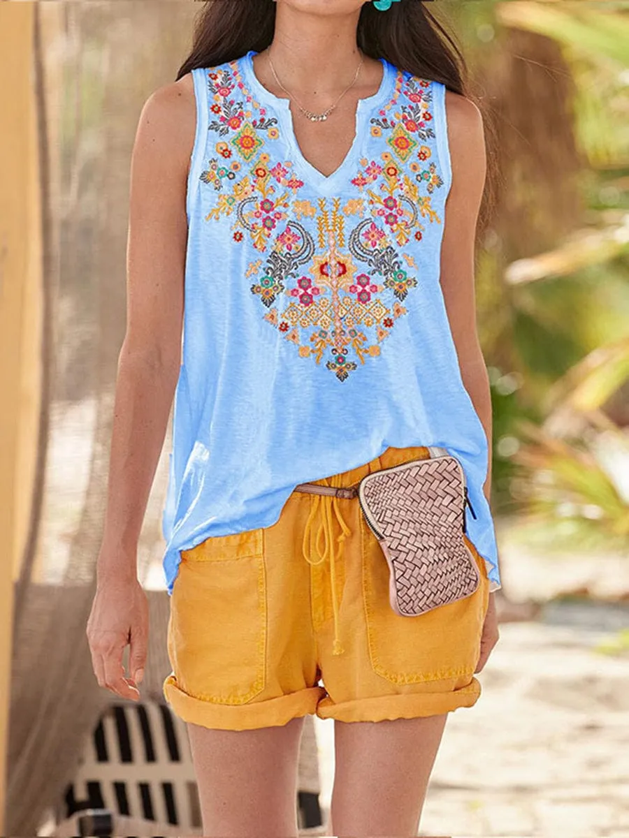 Boho Sleeveless Tops