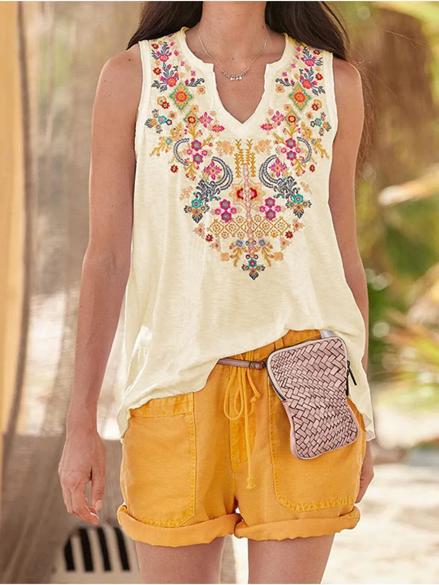 Boho Sleeveless Tops