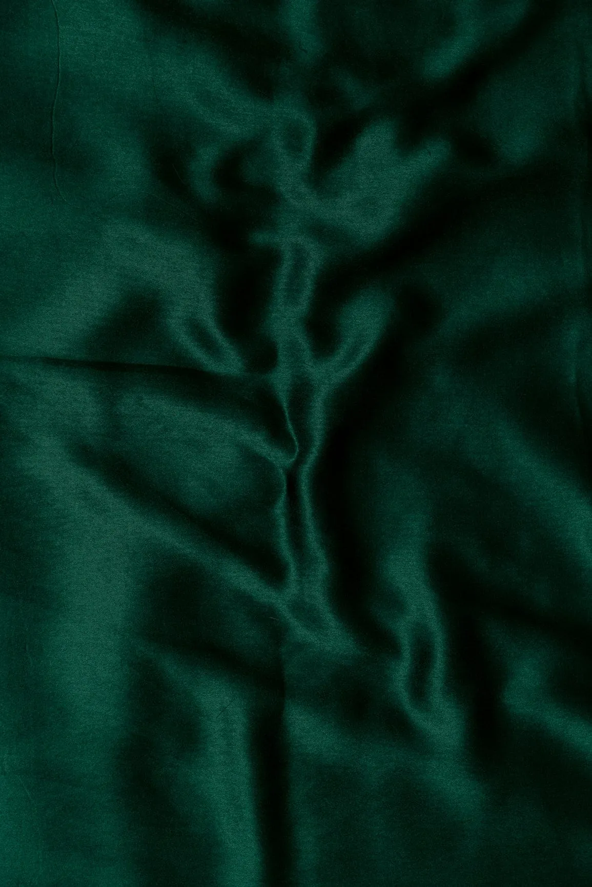 Bottle Green Dyed Satin