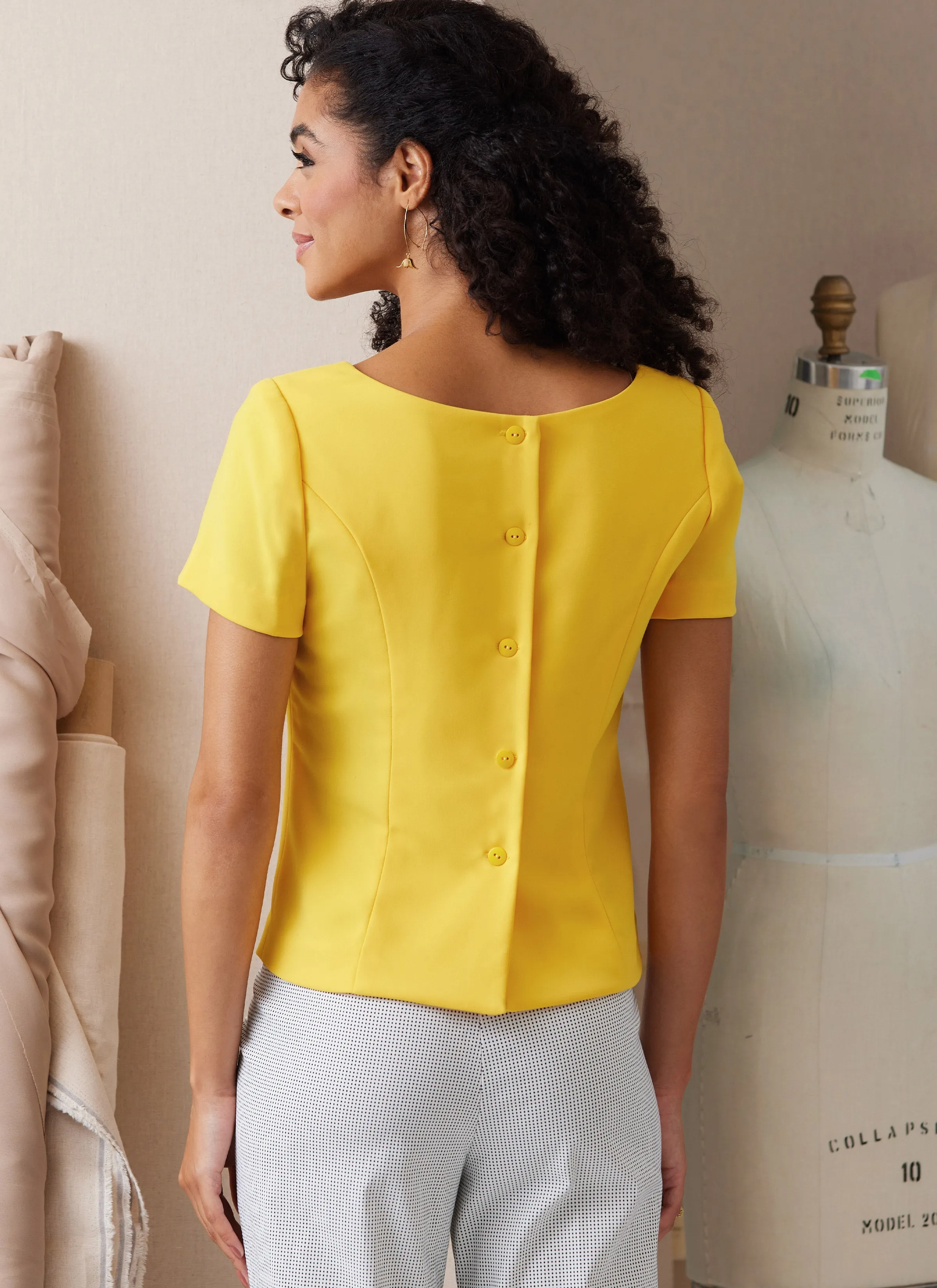 Butterick Sewing Pattern B6925 Misses' Tops By Palmer/Pletsch