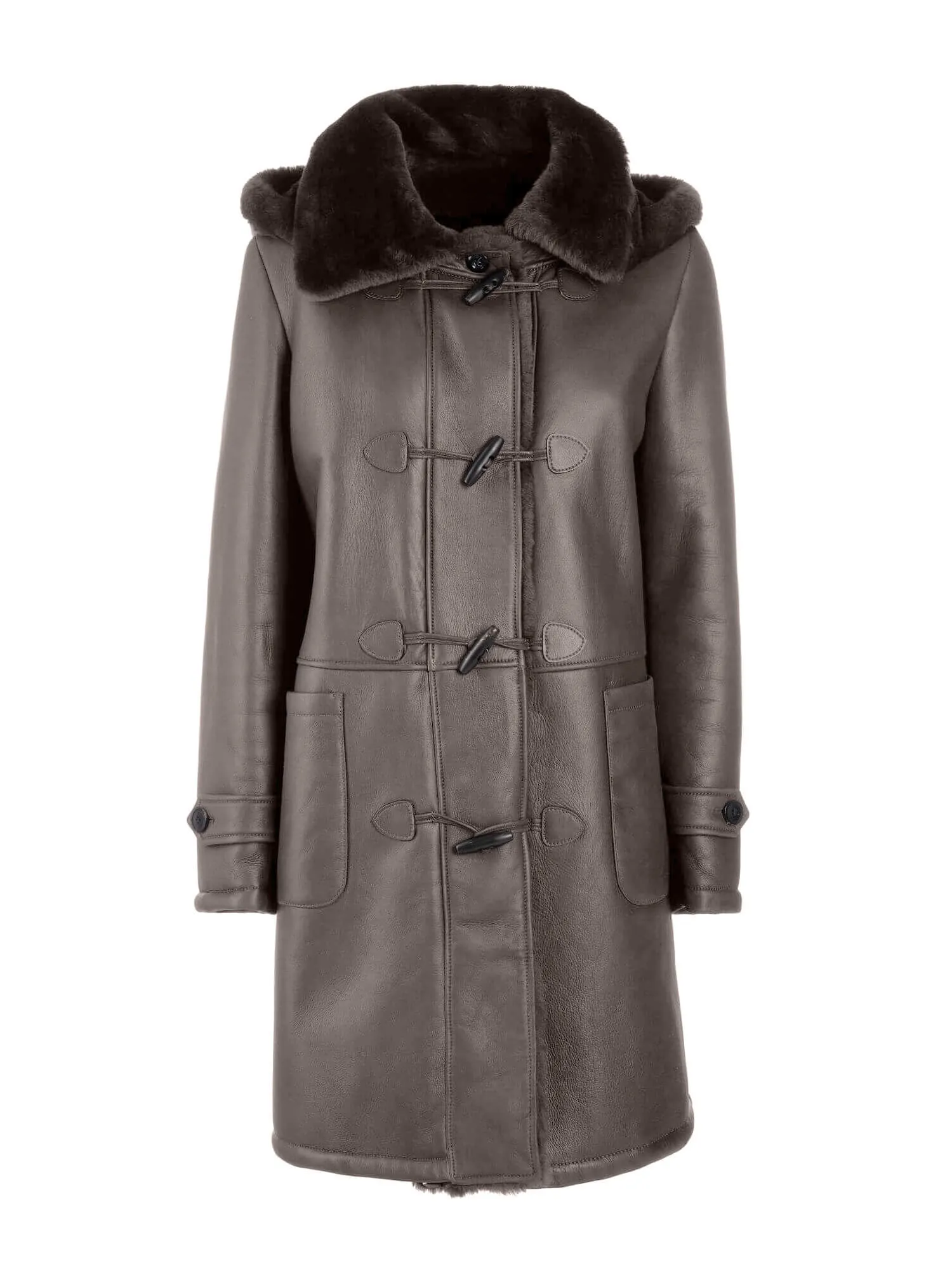 Clarice Italian Merino Shearling Sheepskin Coat