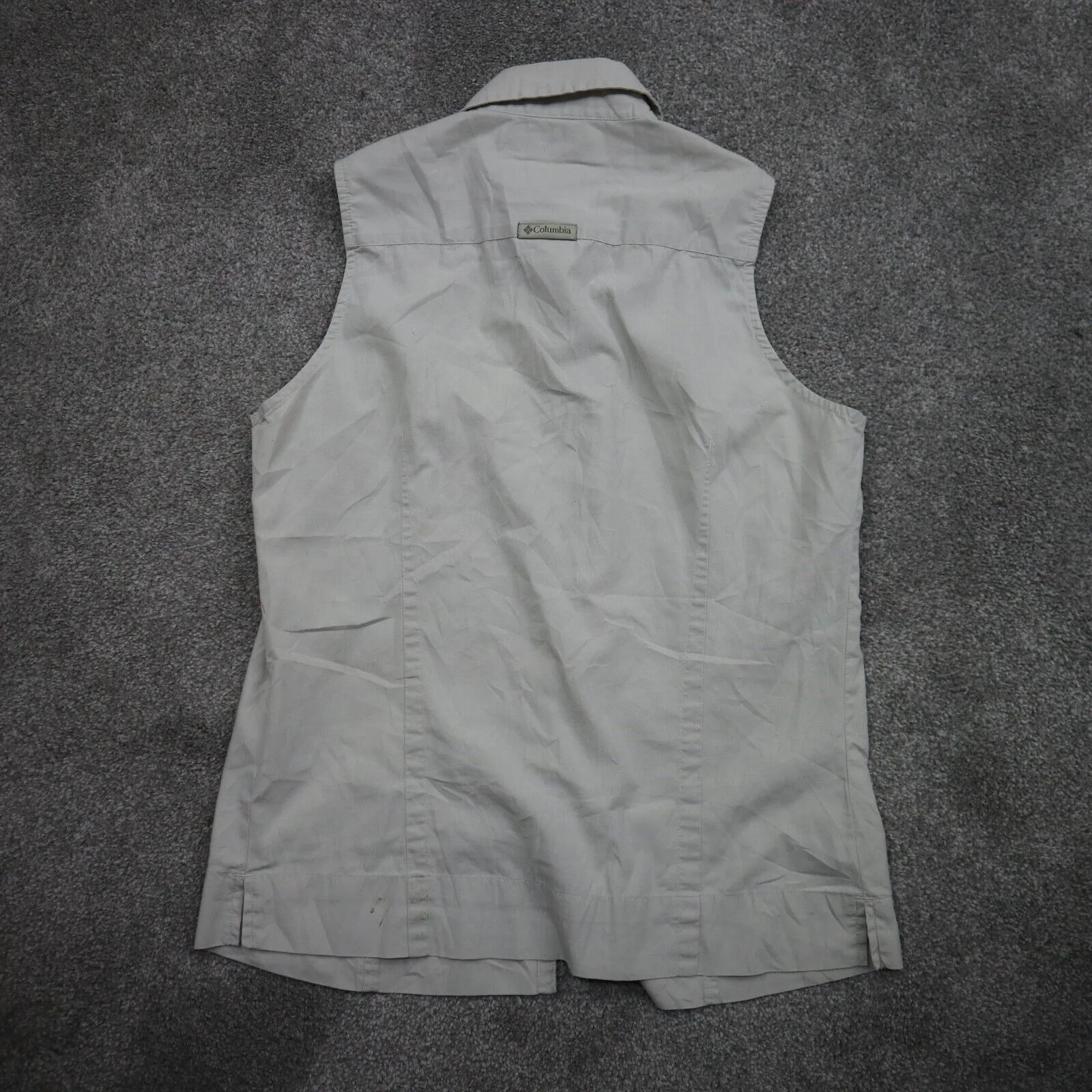 Columbia Sportswear Company Womens Button Down Tops Sleeveless Small Tops Thai