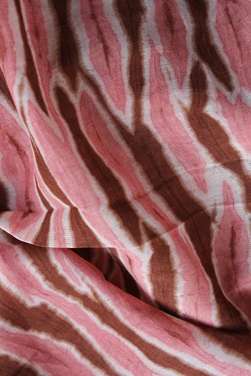 Creative Bee 'DUNE' Natural Dyed Shibori Cotton x Silk Fabric (0.5 Meter)