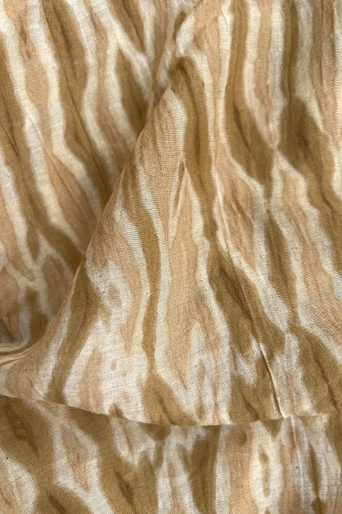 Creative Bee 'ines' Natural Dye Shibori Cotton x Silk Fabric (0.50 meter)