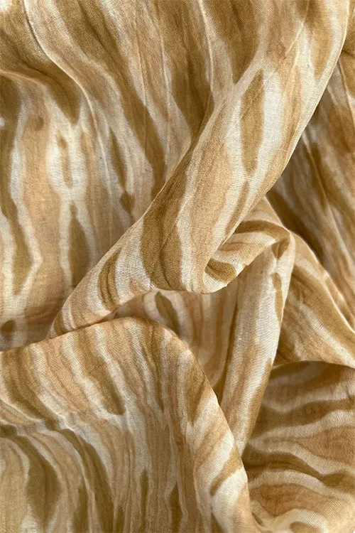 Creative Bee 'ines' Natural Dye Shibori Cotton x Silk Fabric (0.50 meter)