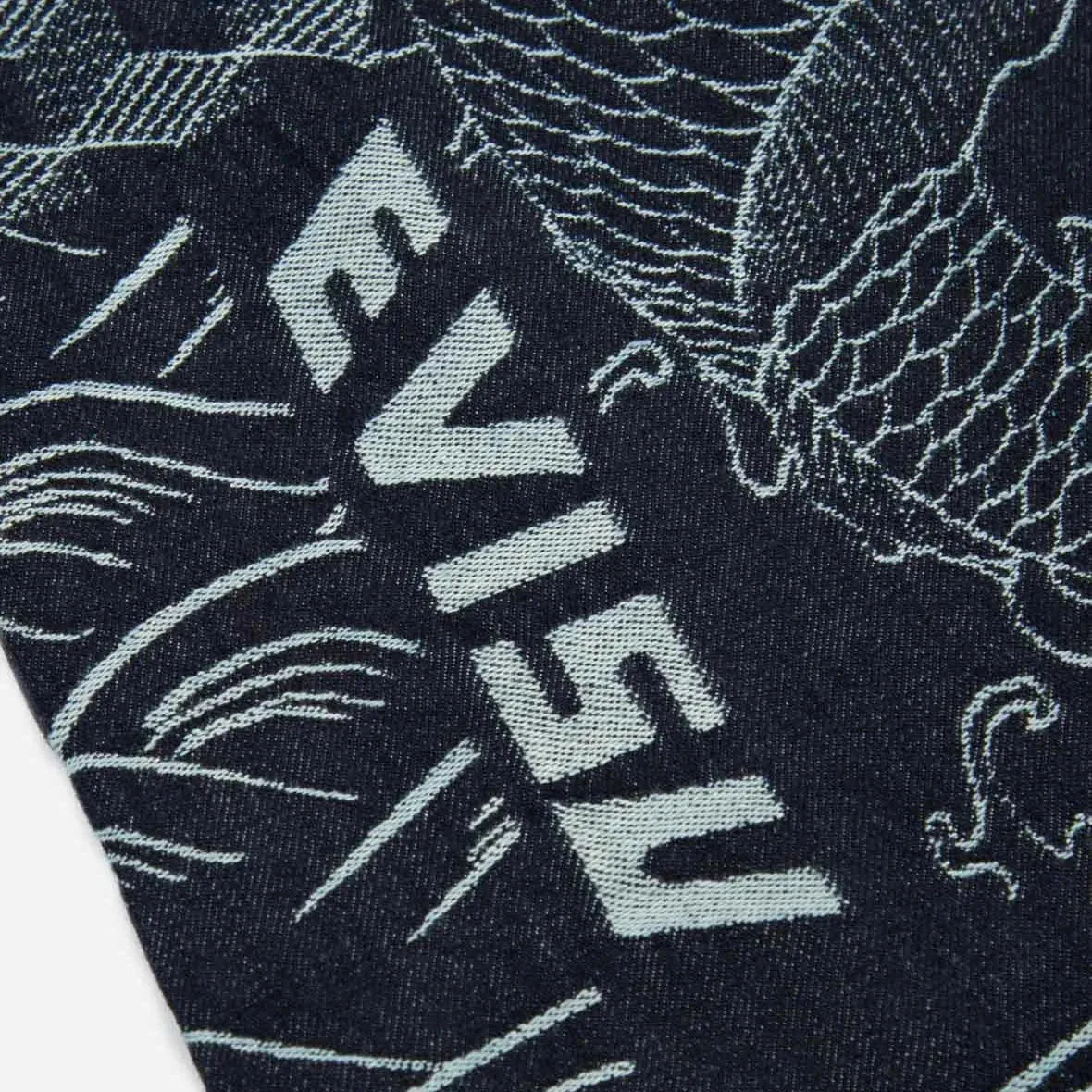 Evisu Japanese Pattern Jacquard Carrot-Fit Jeans #2017