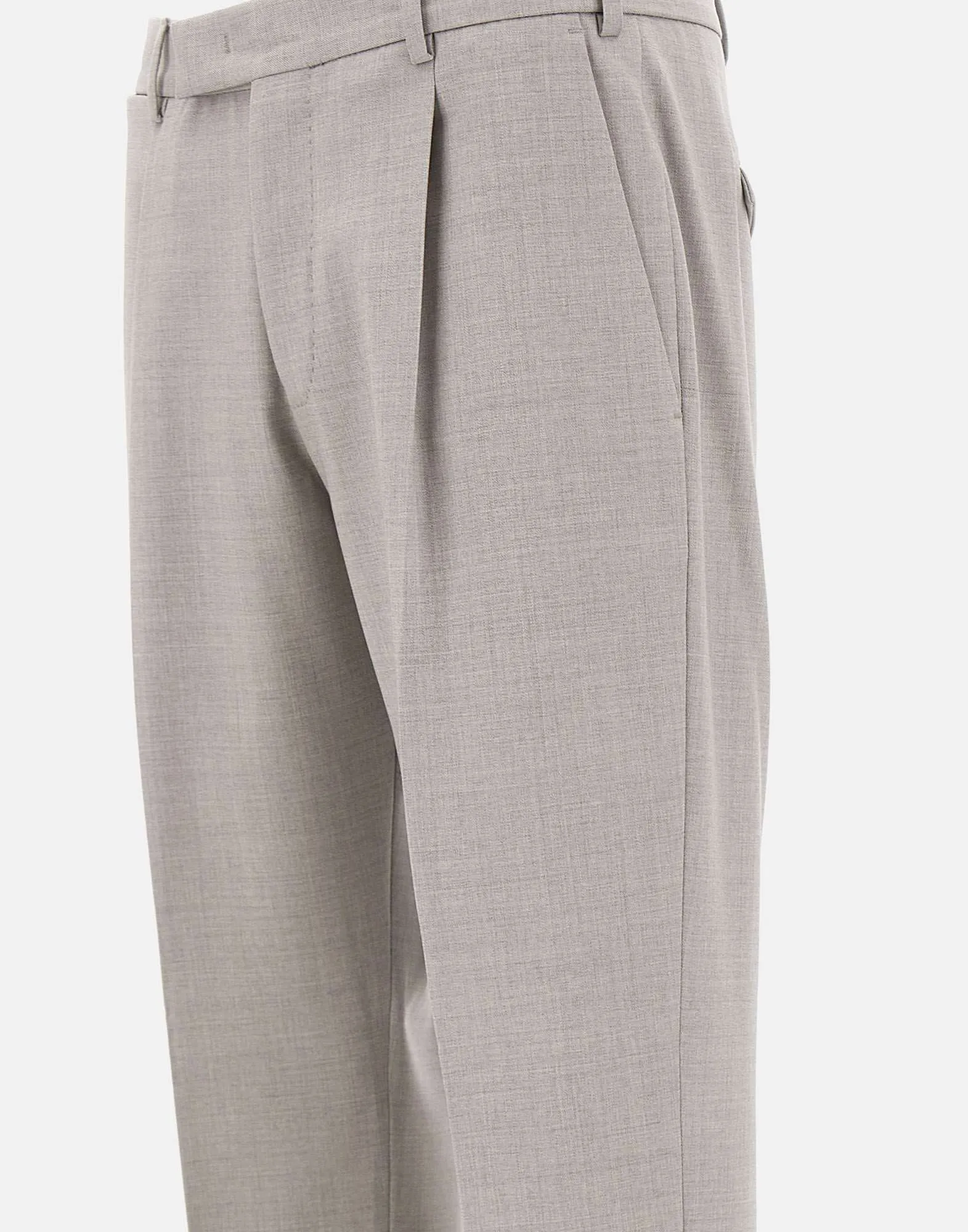 Fresh Wool Light Grey Trousers