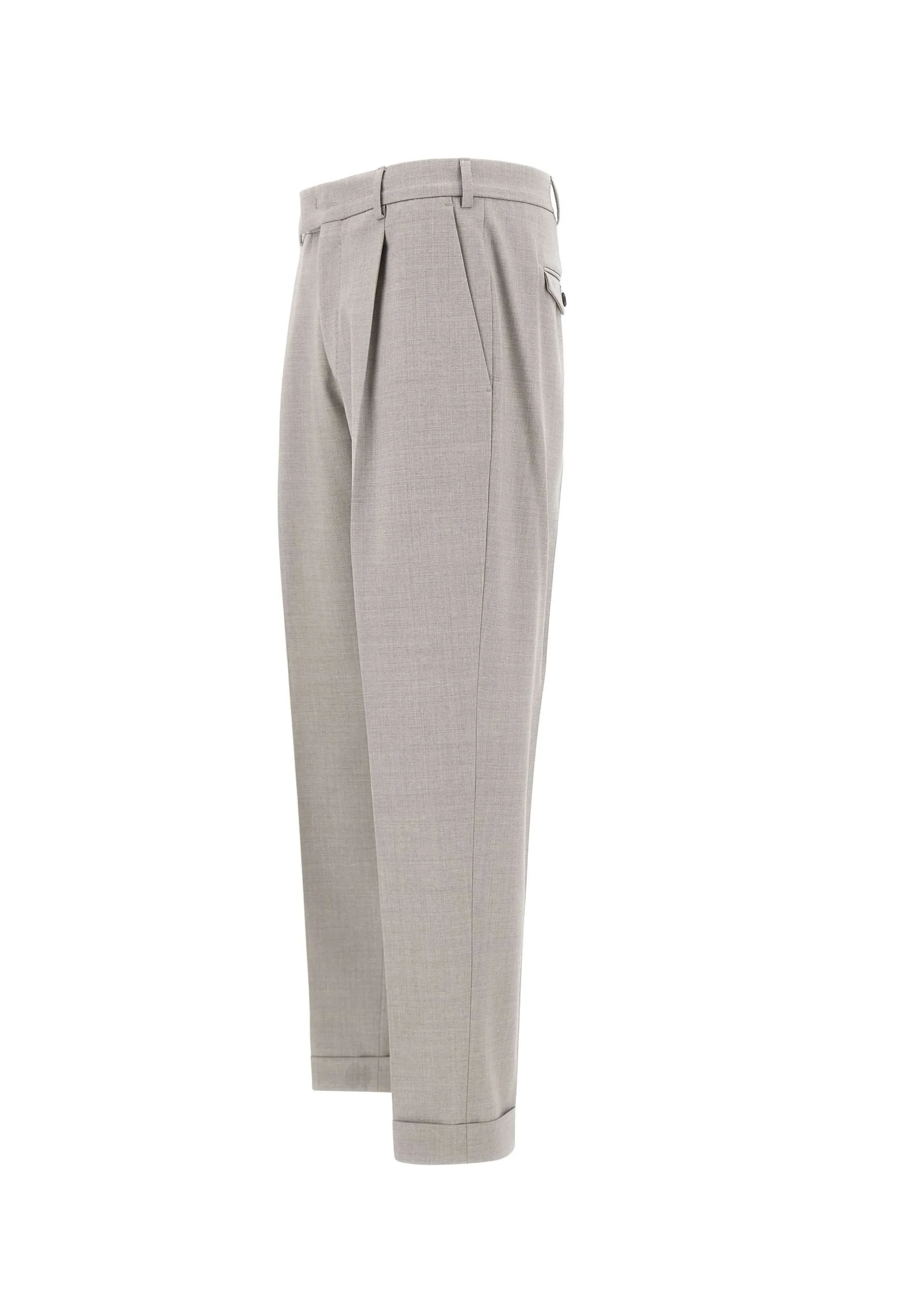 Fresh Wool Light Grey Trousers