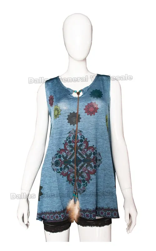 Girls Western Sleeveless Tops Wholesale