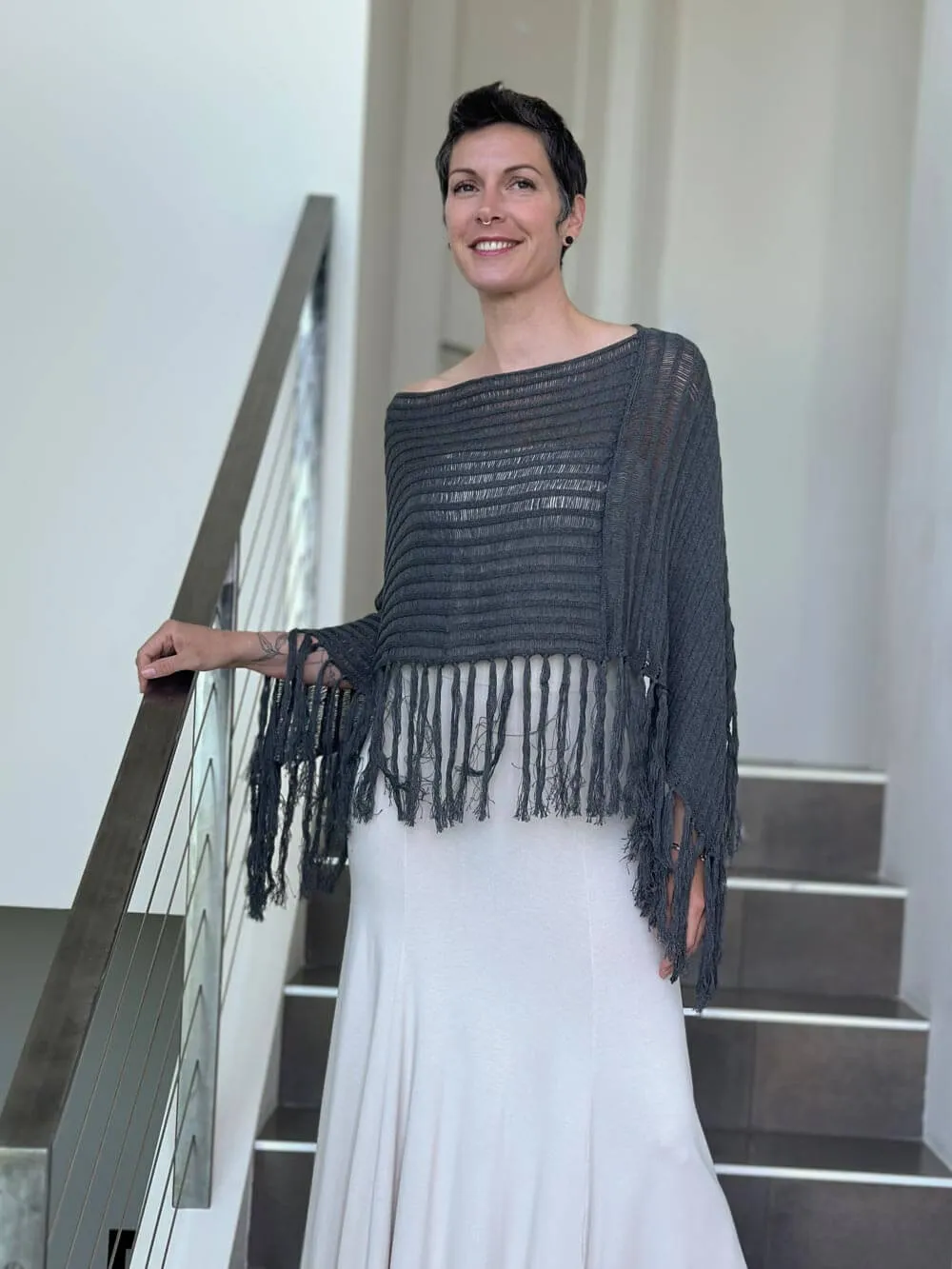 Hand Knit Poncho