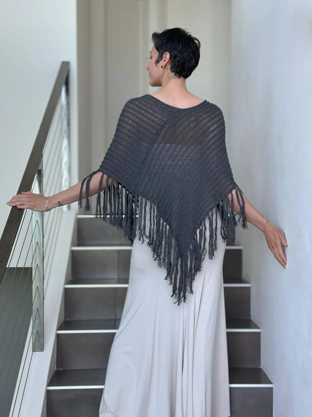 Hand Knit Poncho