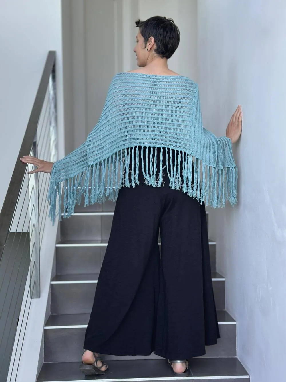 Hand Knit Poncho