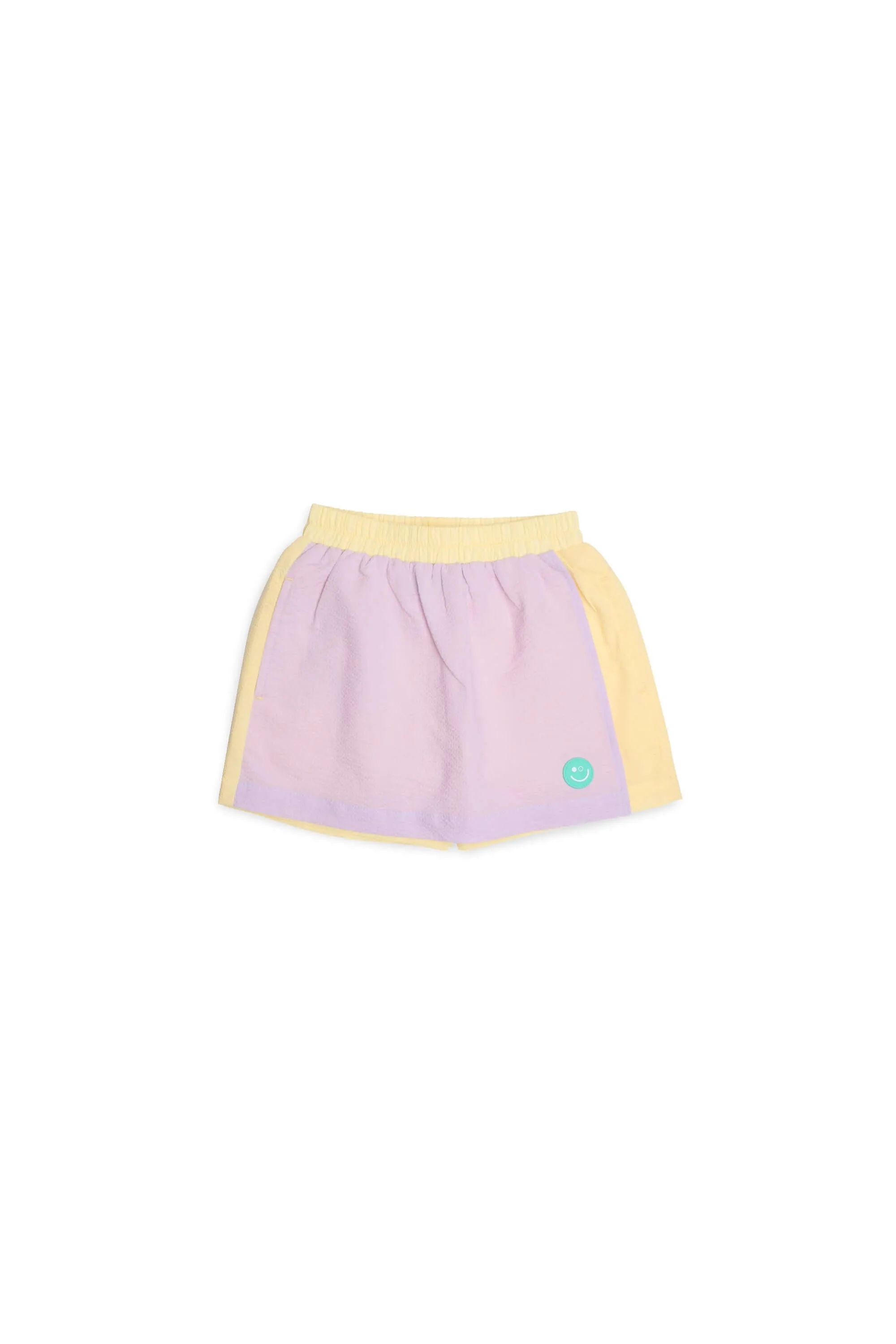 Kids Colourblock Seersucker Skorts