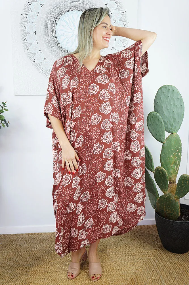 Long Kaftan "Sunflower"