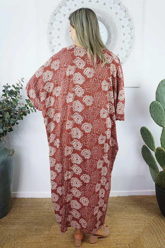 Long Kaftan "Sunflower"