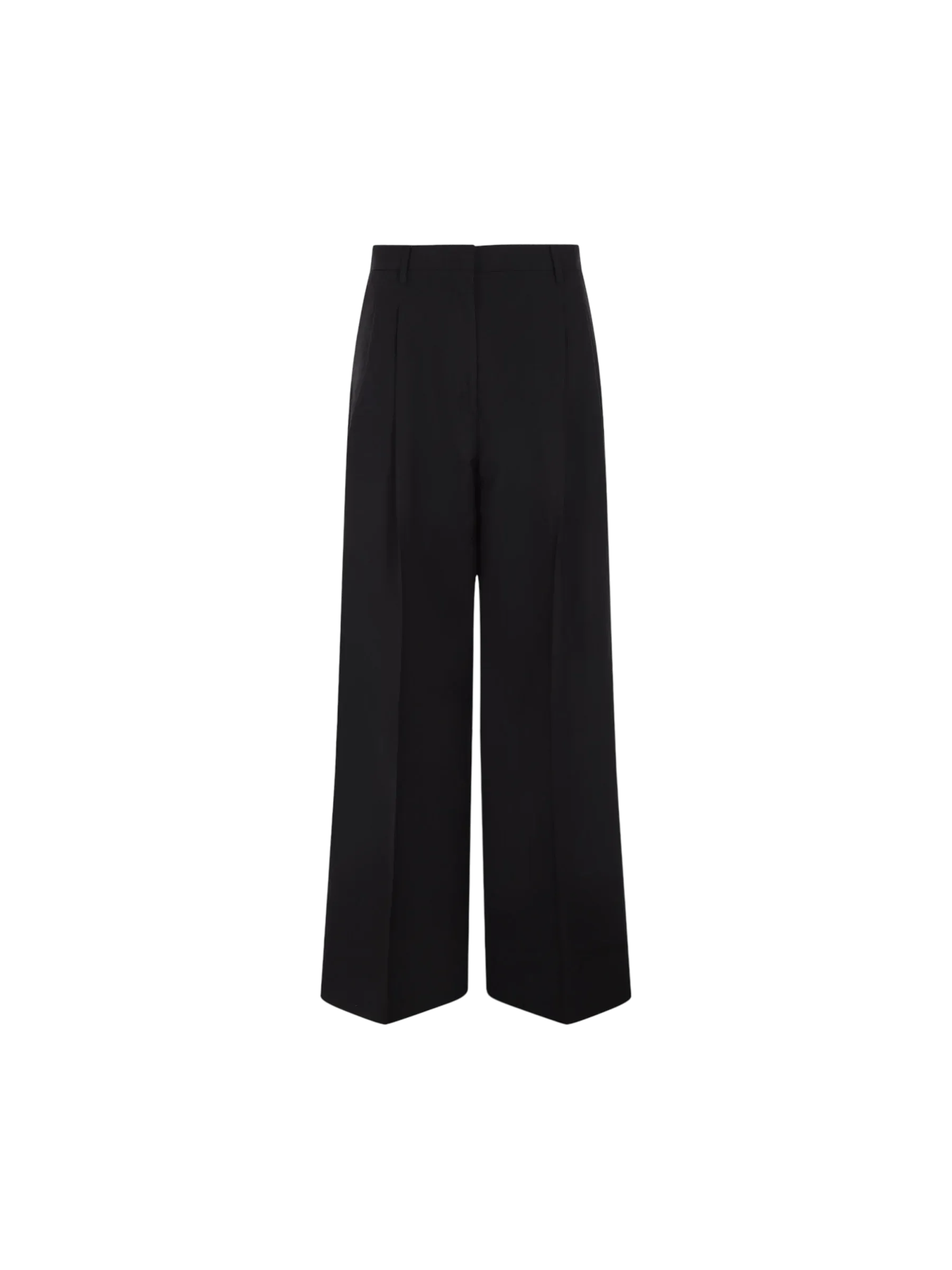 Madge Wool Wide-Leg Trousers