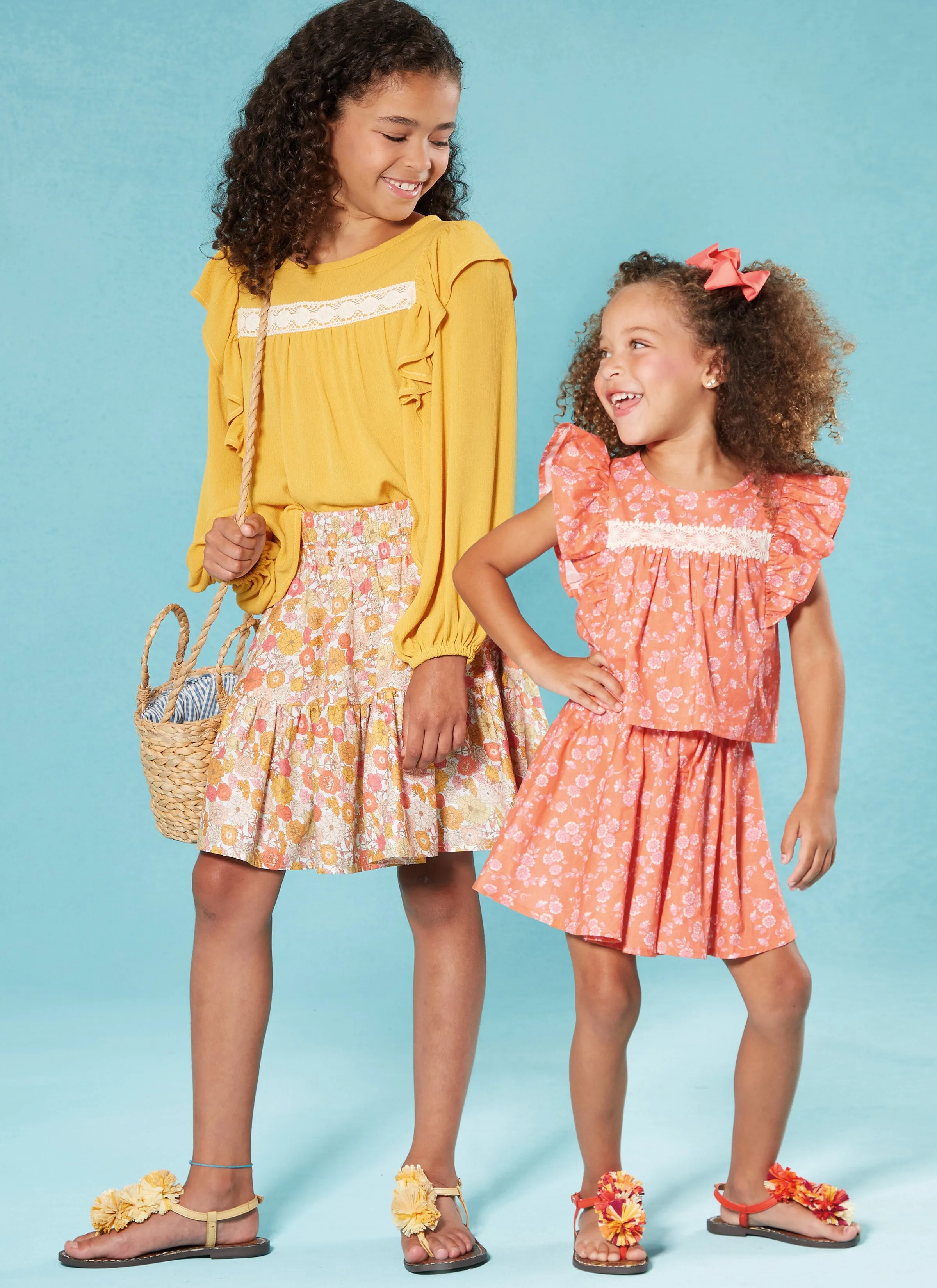 McCall's Sewing Pattern 8373 Children's and Girls' Top and Skirt