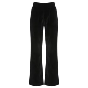 Melrose Trousers Velvet Black