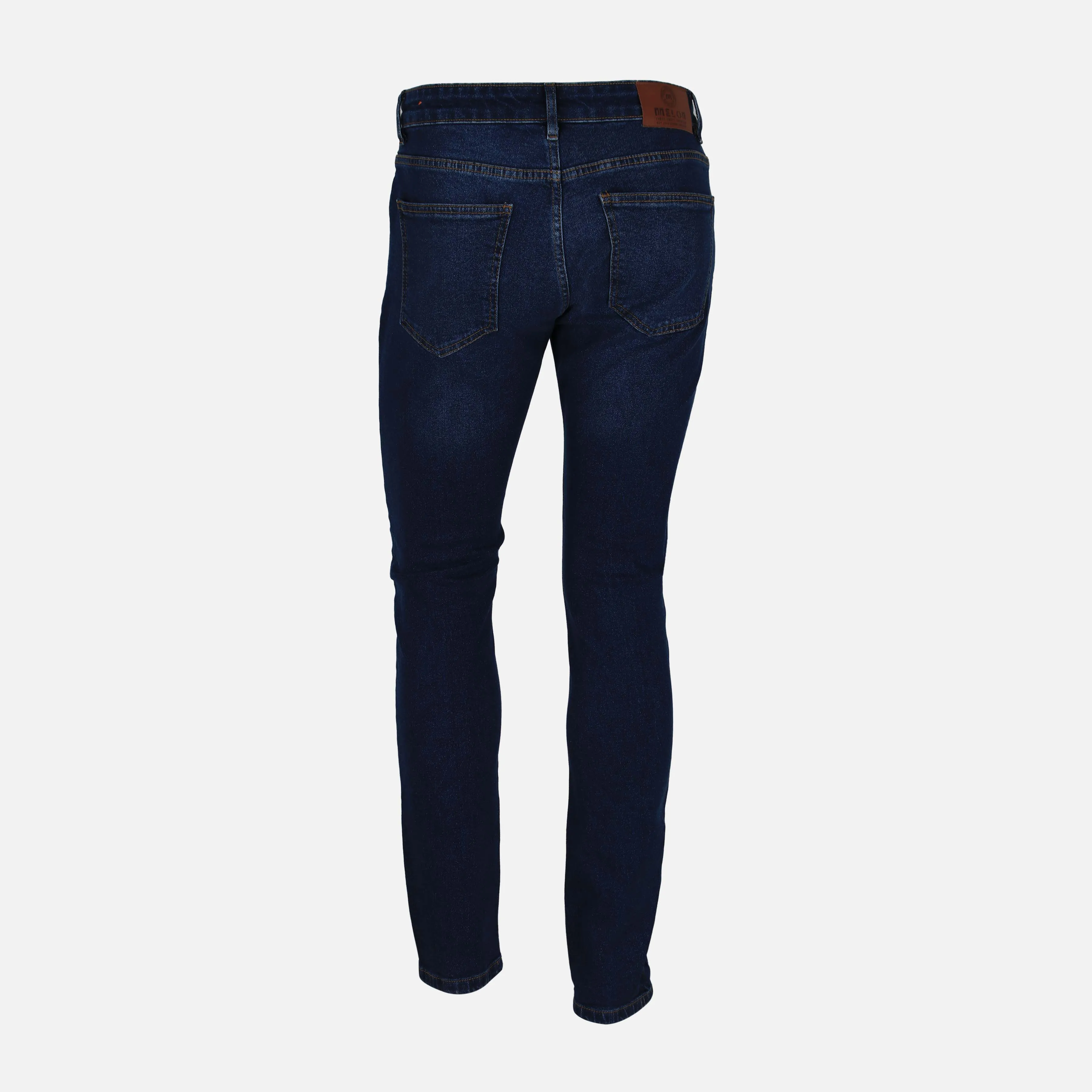 MEN CARROT FIT DENIM TROUSERS