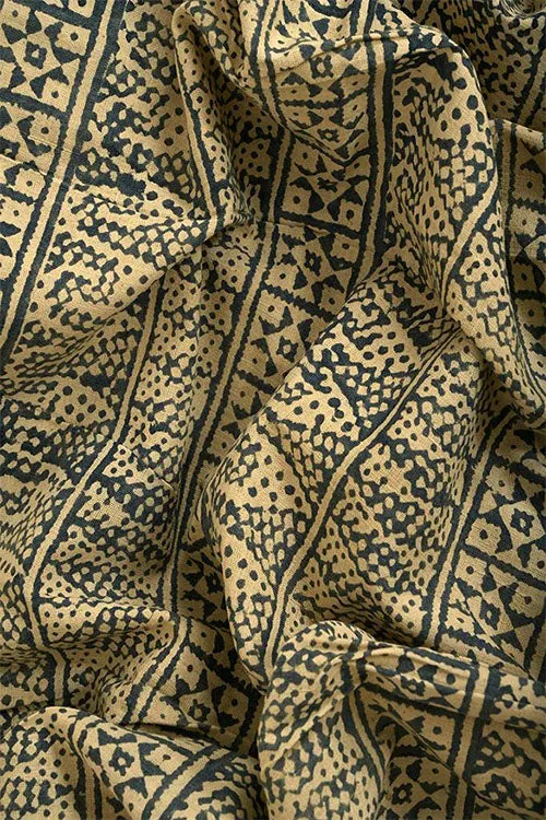 Natural-Dye-Block-Print-Cotton-Fabric (0.5 Meter)