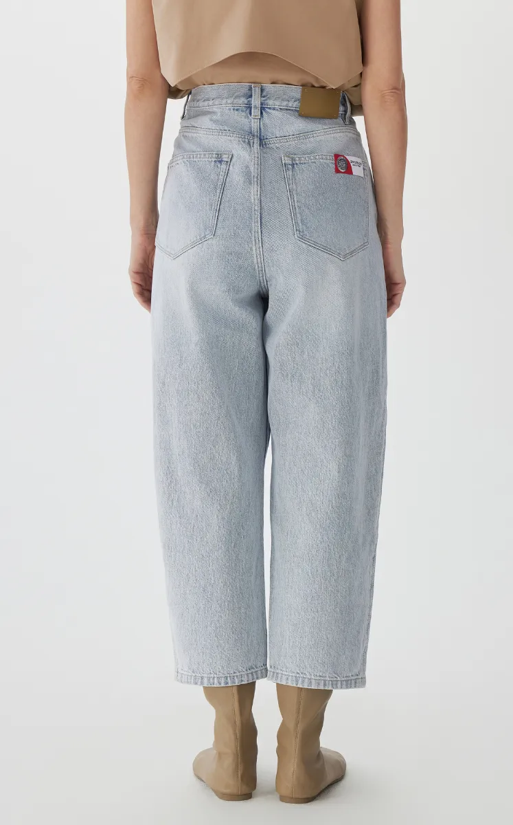 Pants / JNBY Cuffed Denim Cropped Pants