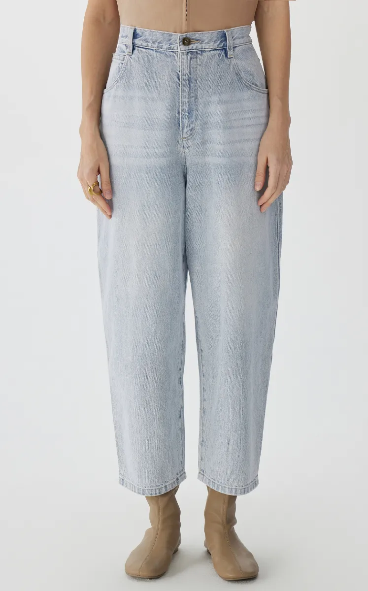 Pants / JNBY Cuffed Denim Cropped Pants