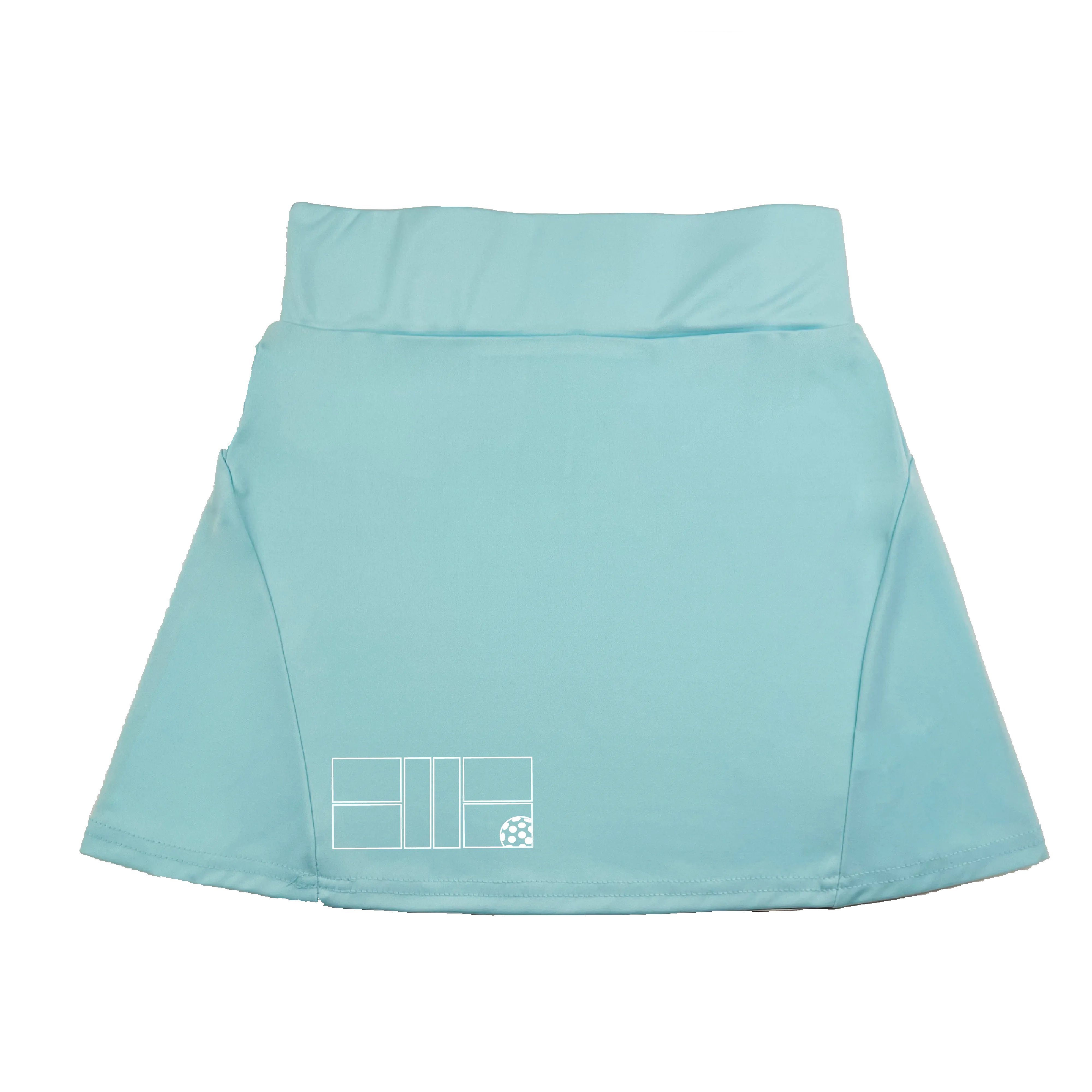 Pickleball Court (White) | Women's Flirty Pickleball Skort