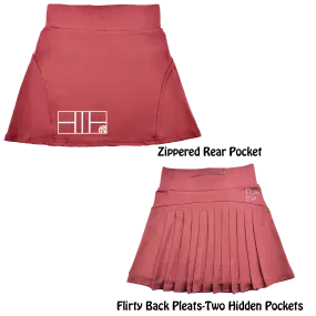 Pickleball Court (White) | Women's Flirty Pickleball Skort