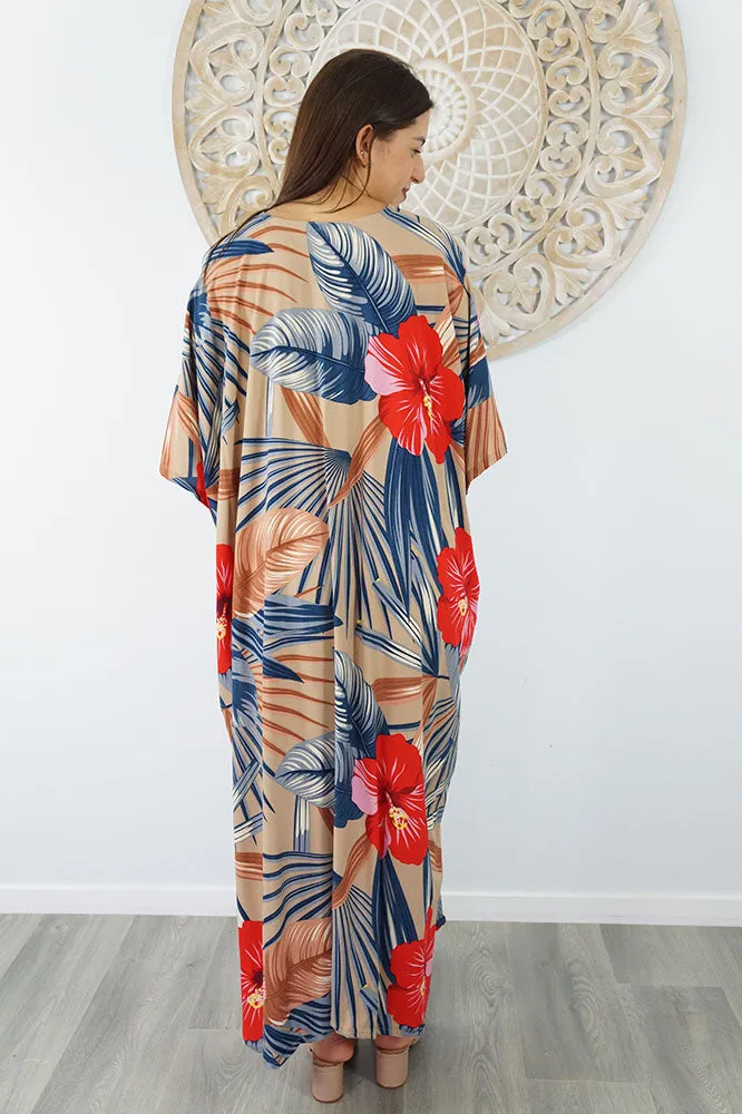 Premium Long Kaftan "Bloom"