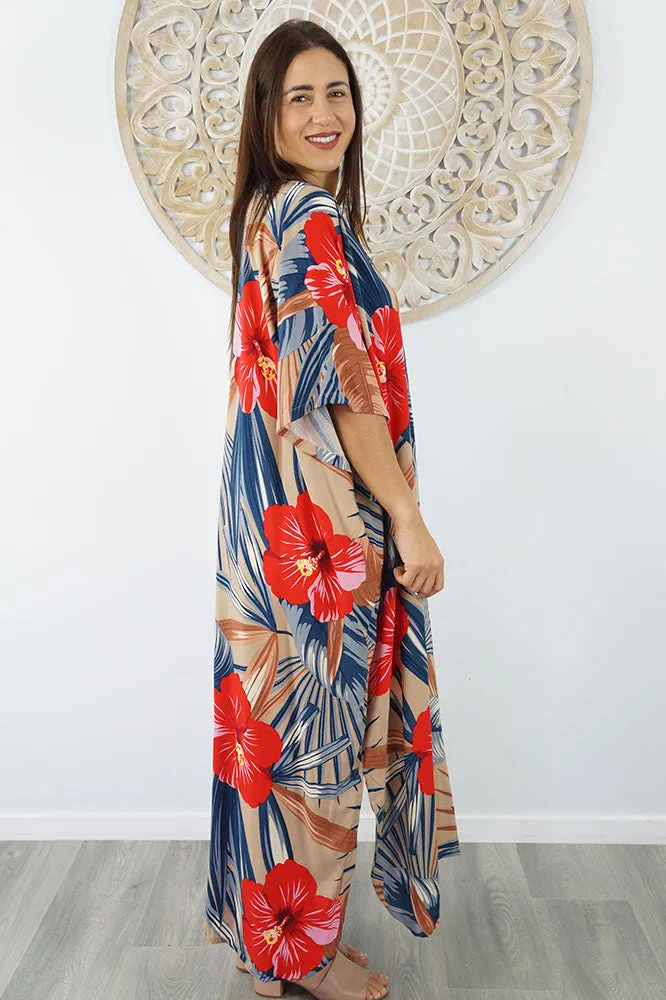 Premium Long Kaftan "Bloom"