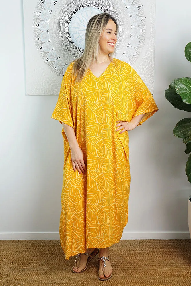 Premium Long Kaftan "Jungle"