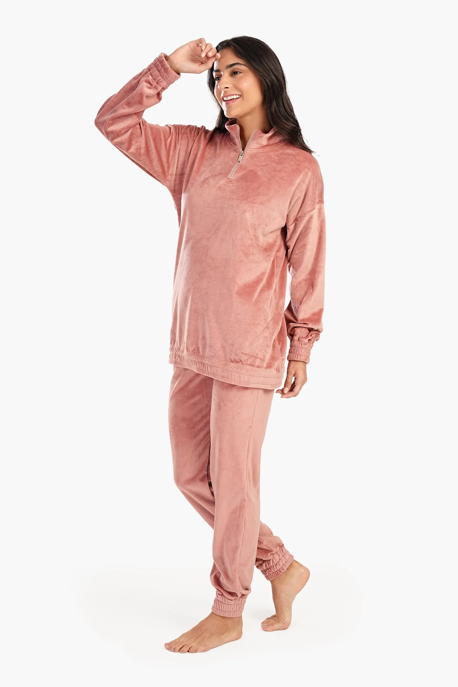 Pyjama Set with Elastic Cuffs