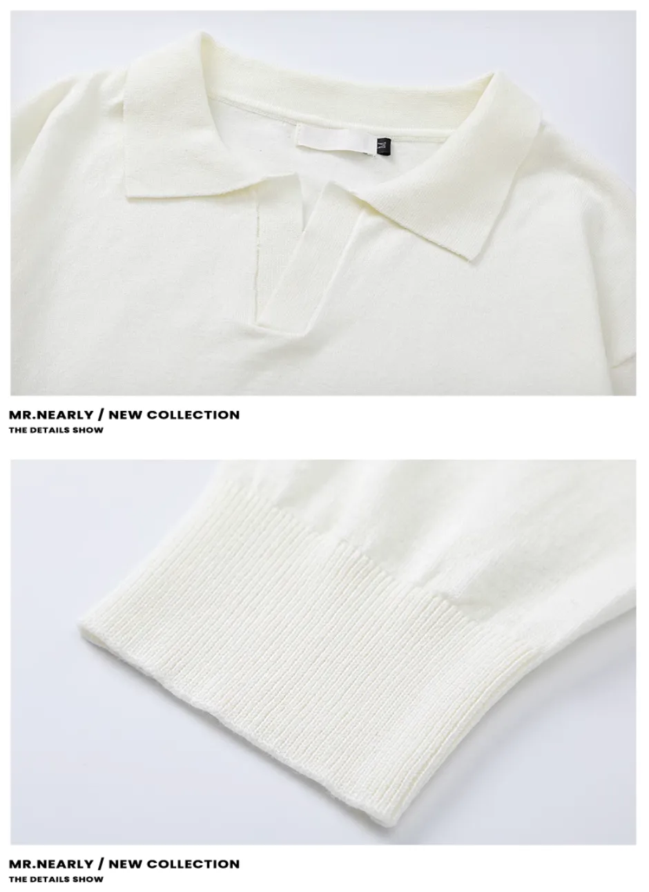 QS861A knit polo tops