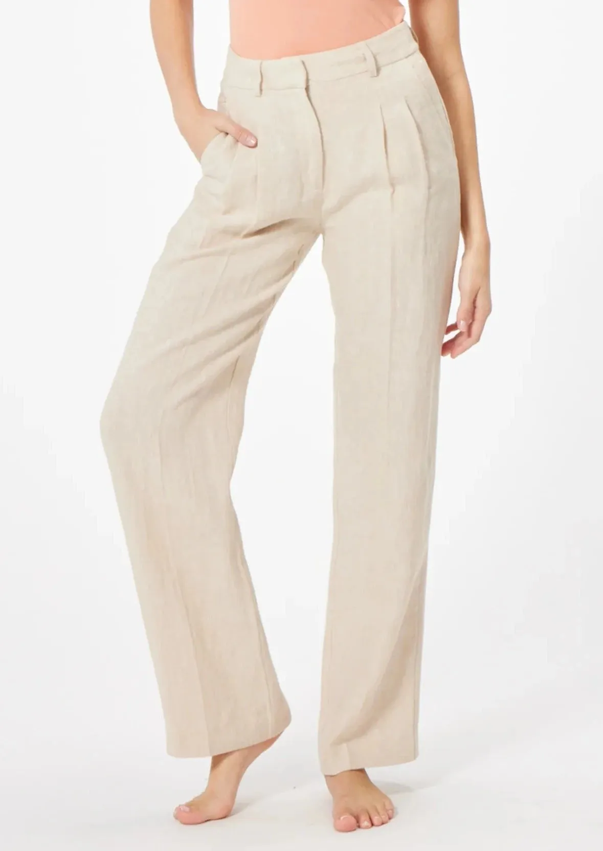 Reise Linen Pant - Taupe