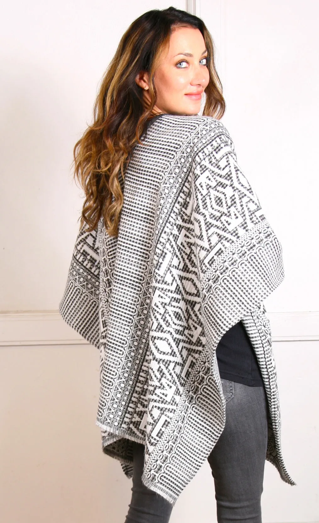 Scandi Weave - Boho Poncho