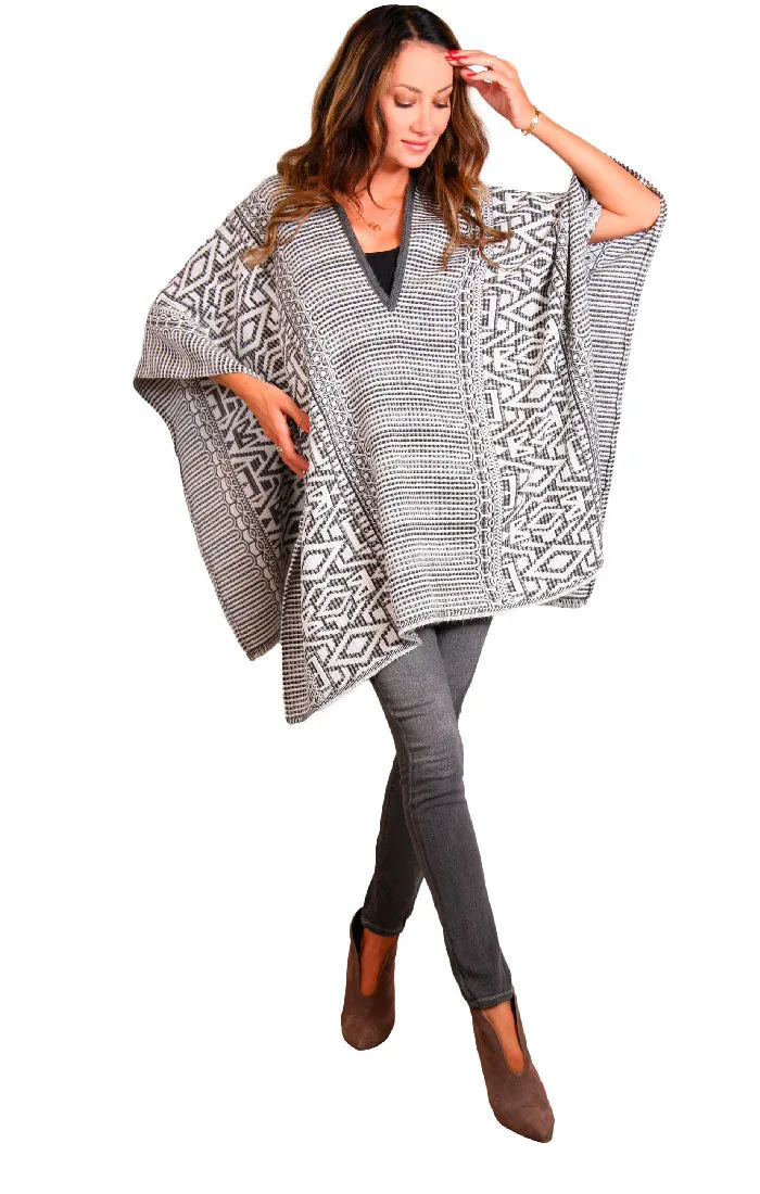 Scandi Weave - Boho Poncho