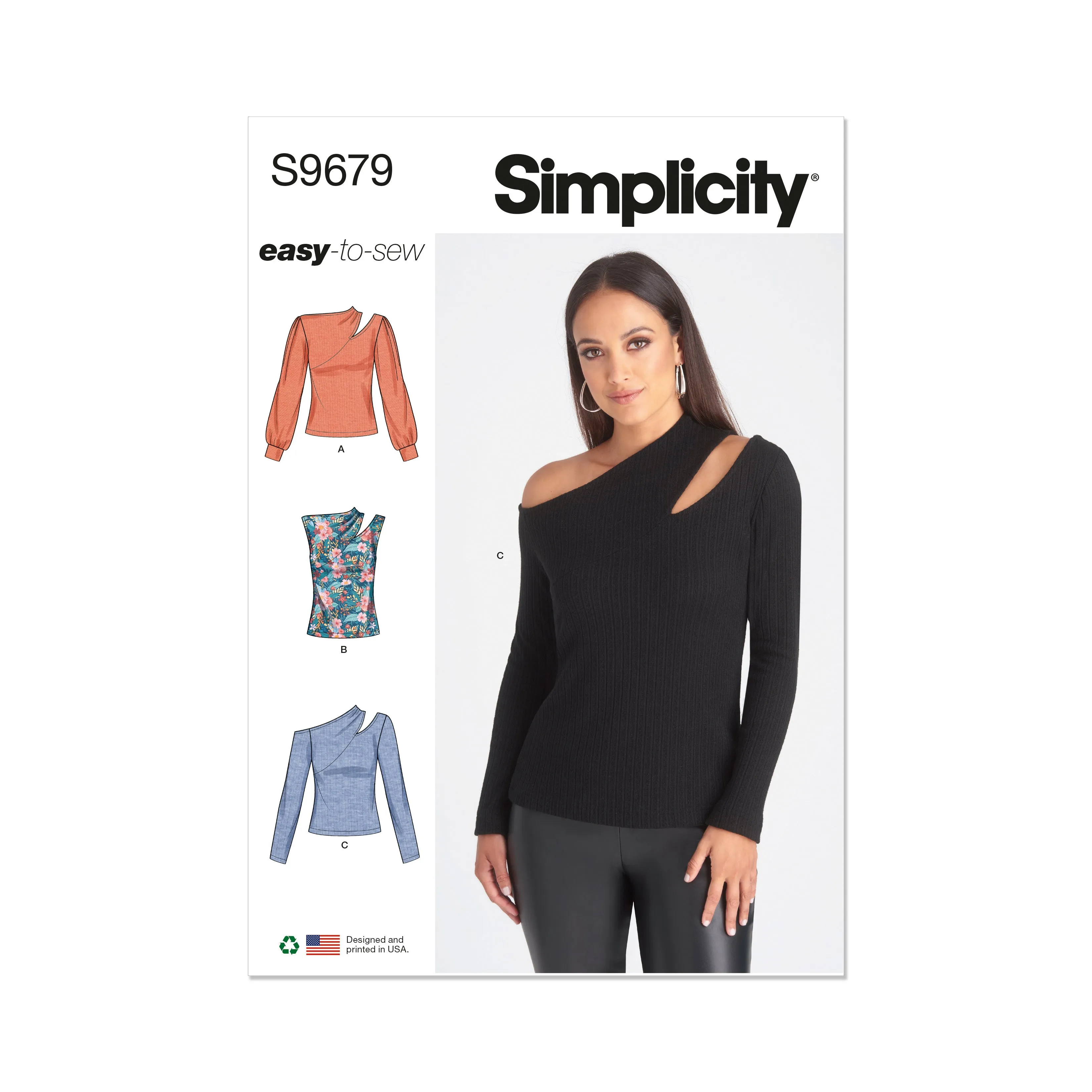 Simplicity Pattern 9679 Misses Top/Vest