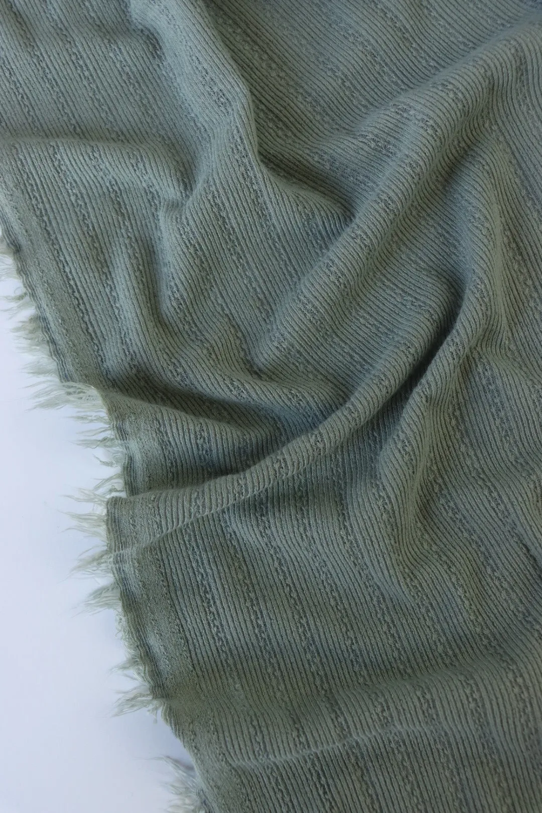 Smokey Sage Bahia Rib Knit