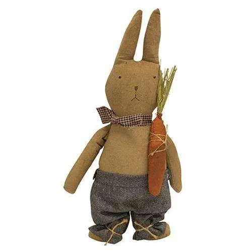 Standing Bunny w/ Carrot, 15.5 inch