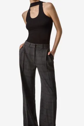 Wide Leg Tailored Trousers