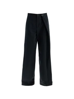 Wide-Leg Trousers Cotton